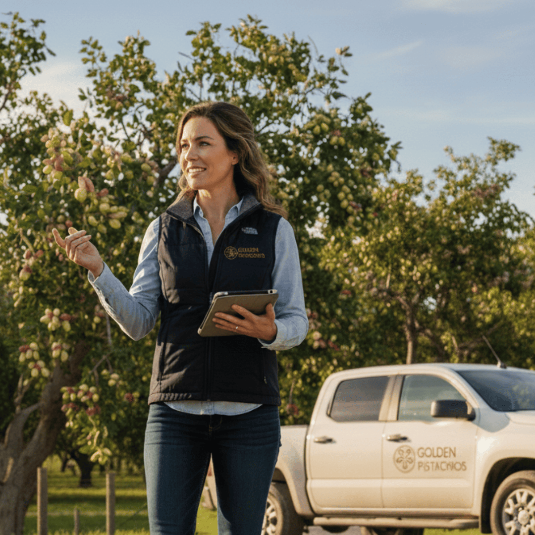 comercial golden pistachos